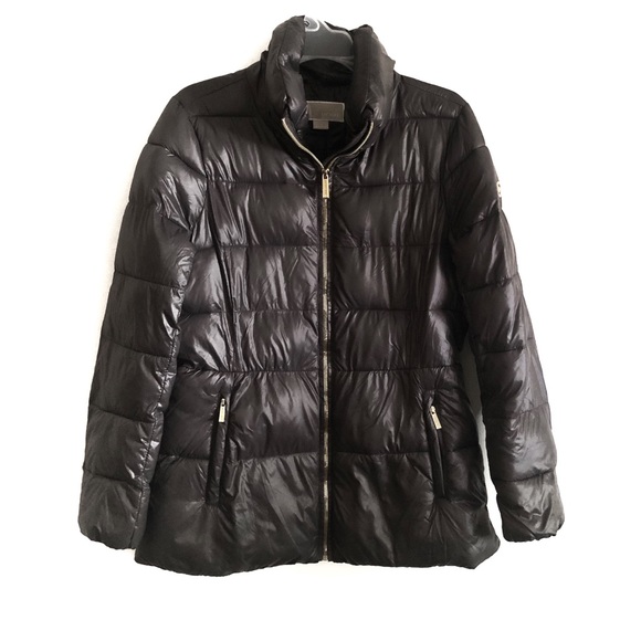 michael kors grey puffer coat